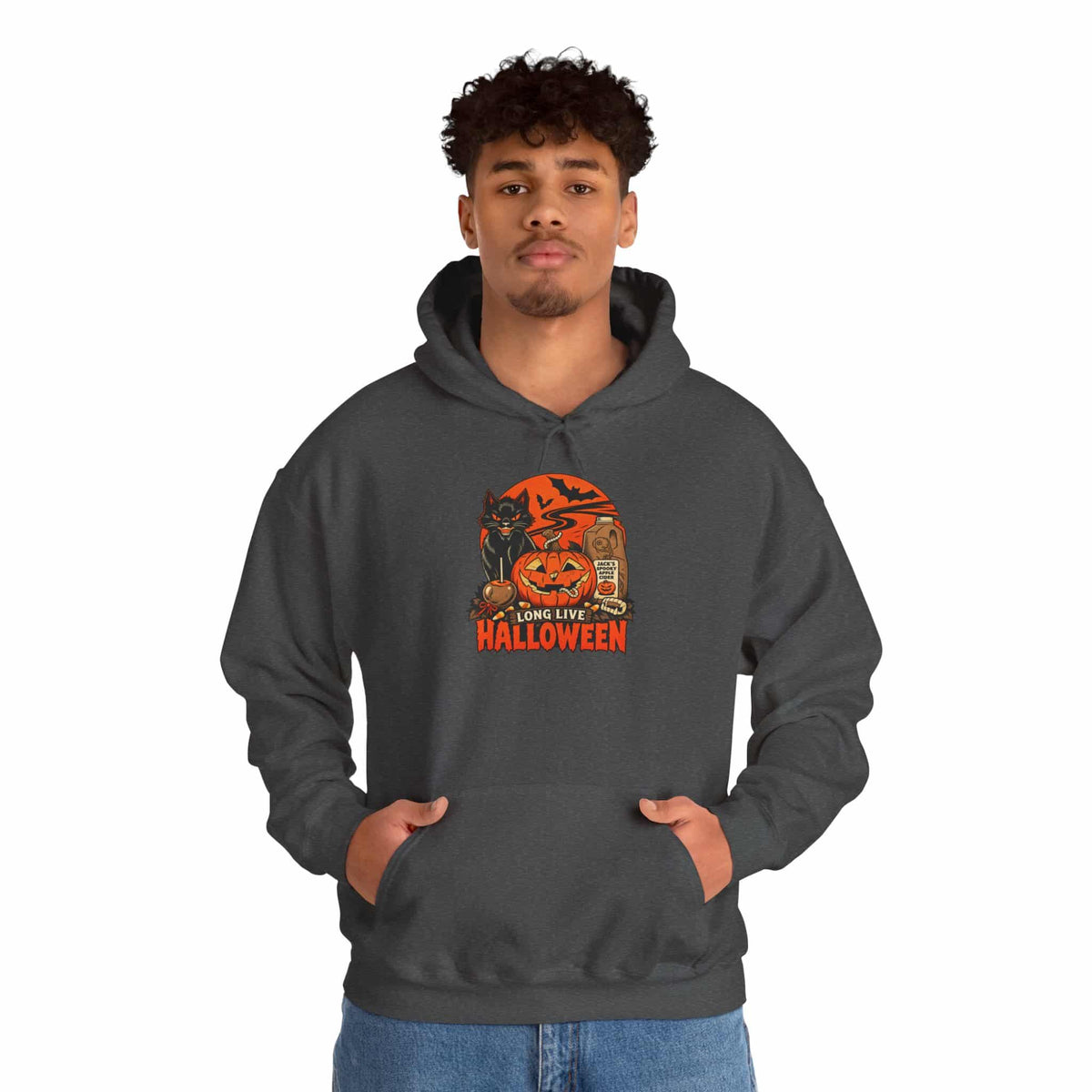 Midnight Cat Hooded Sweatshirt image 92