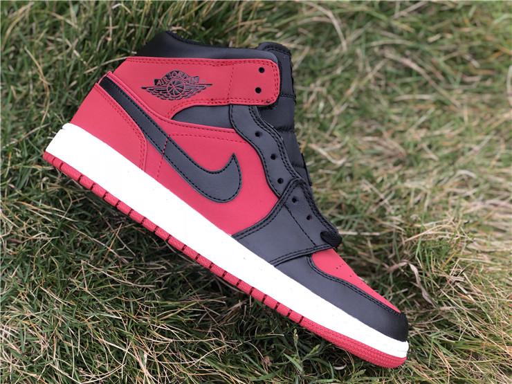 AJ 1 Mid Gym Red Black Shoes Sneakers - nk0000561 image 4