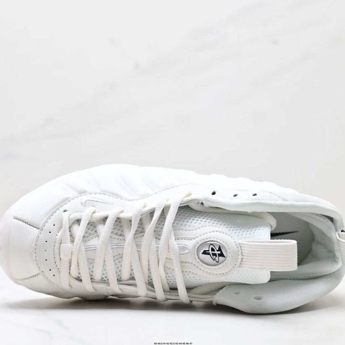 Air Foamposite One Triple White Shoes Sneakers – nk0004427 image 5