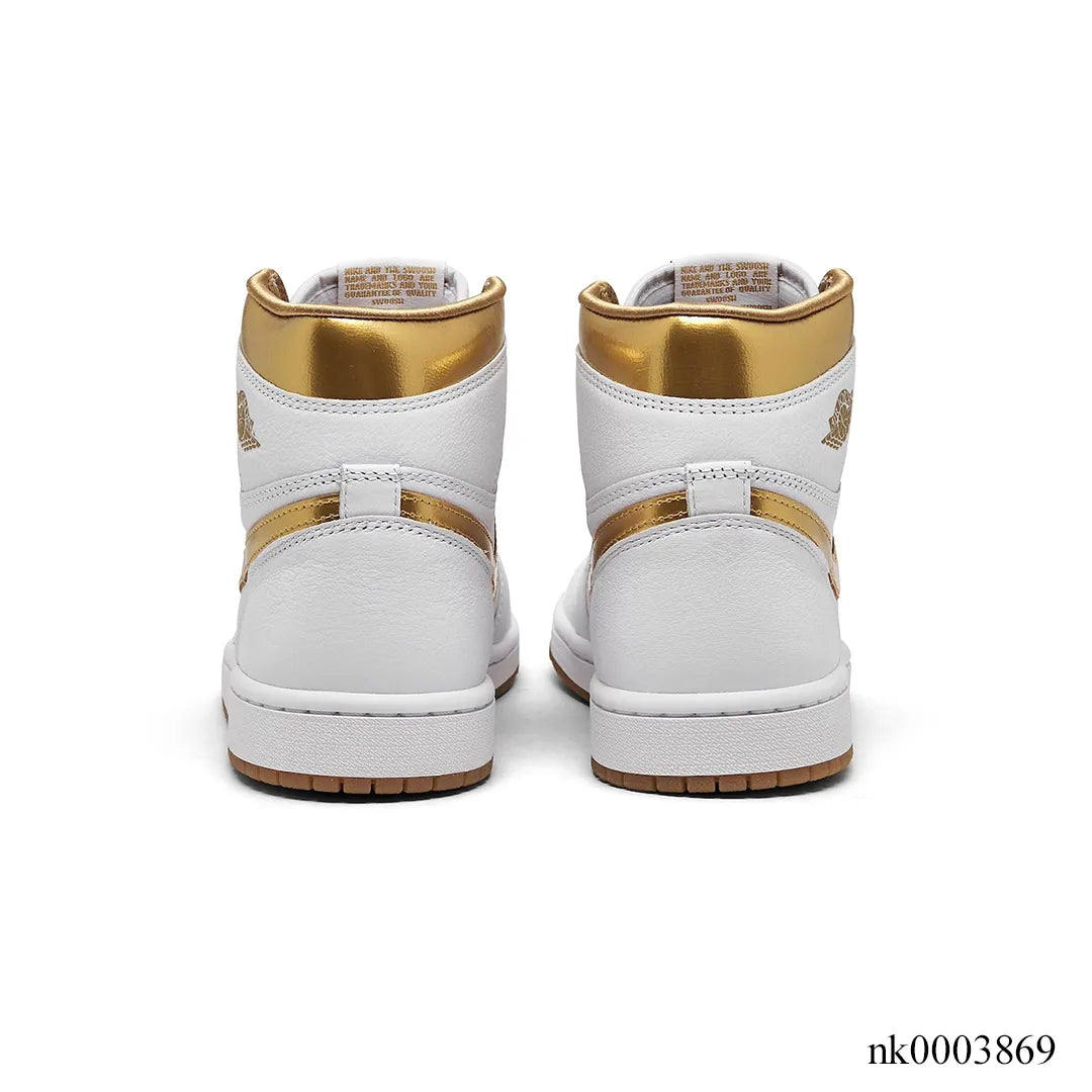 AJ 1 High OG Metallic Gold Shoes Sneakers - nk0003869 image 3