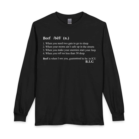 Beef Definition Long Sleeve T-Shirt image 0
