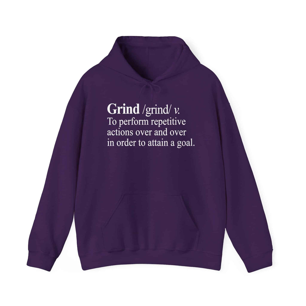 Grind Definition Unisex Heavy Blend™ Hooded Sweatshirt - L, Purple image