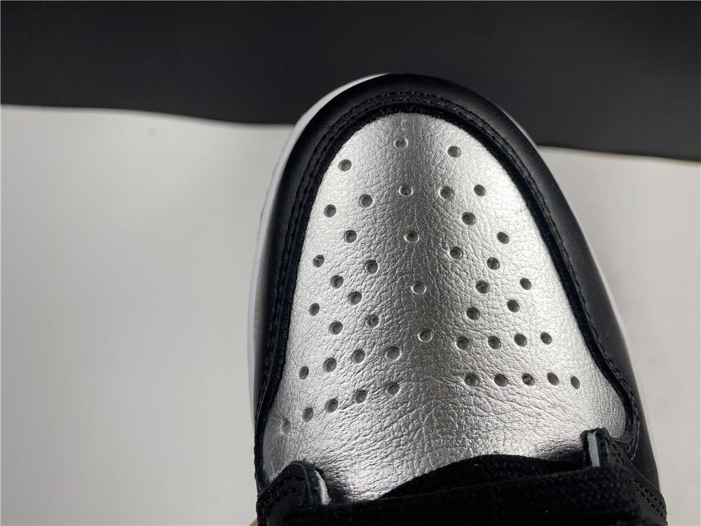 AJ 1 High OG WMNS Silver Toe Shoes Sneakers - nk0001426 image 3