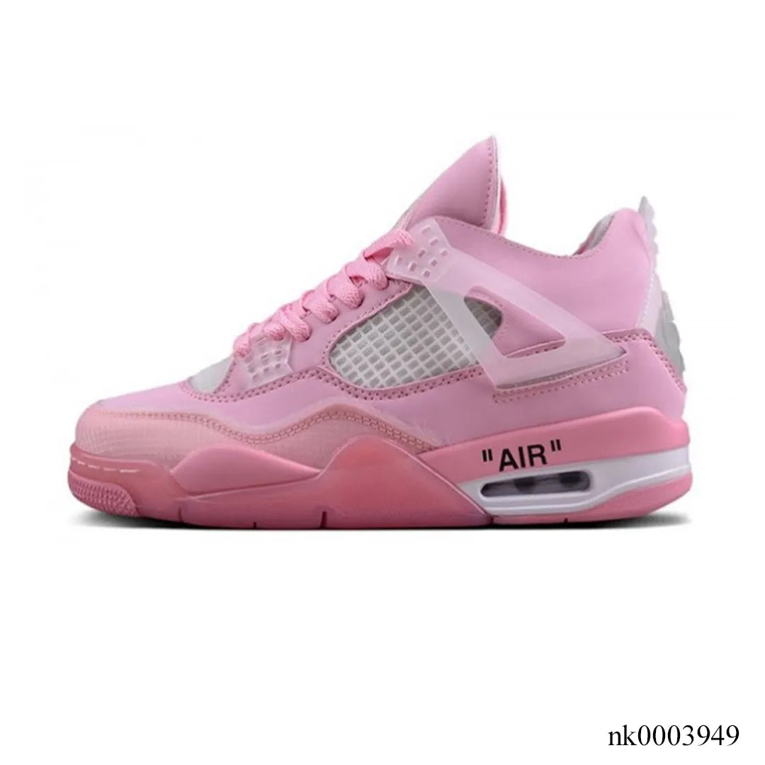 OW X AJ 4 Pink Shoes Sneakers - nk0003949 image 1