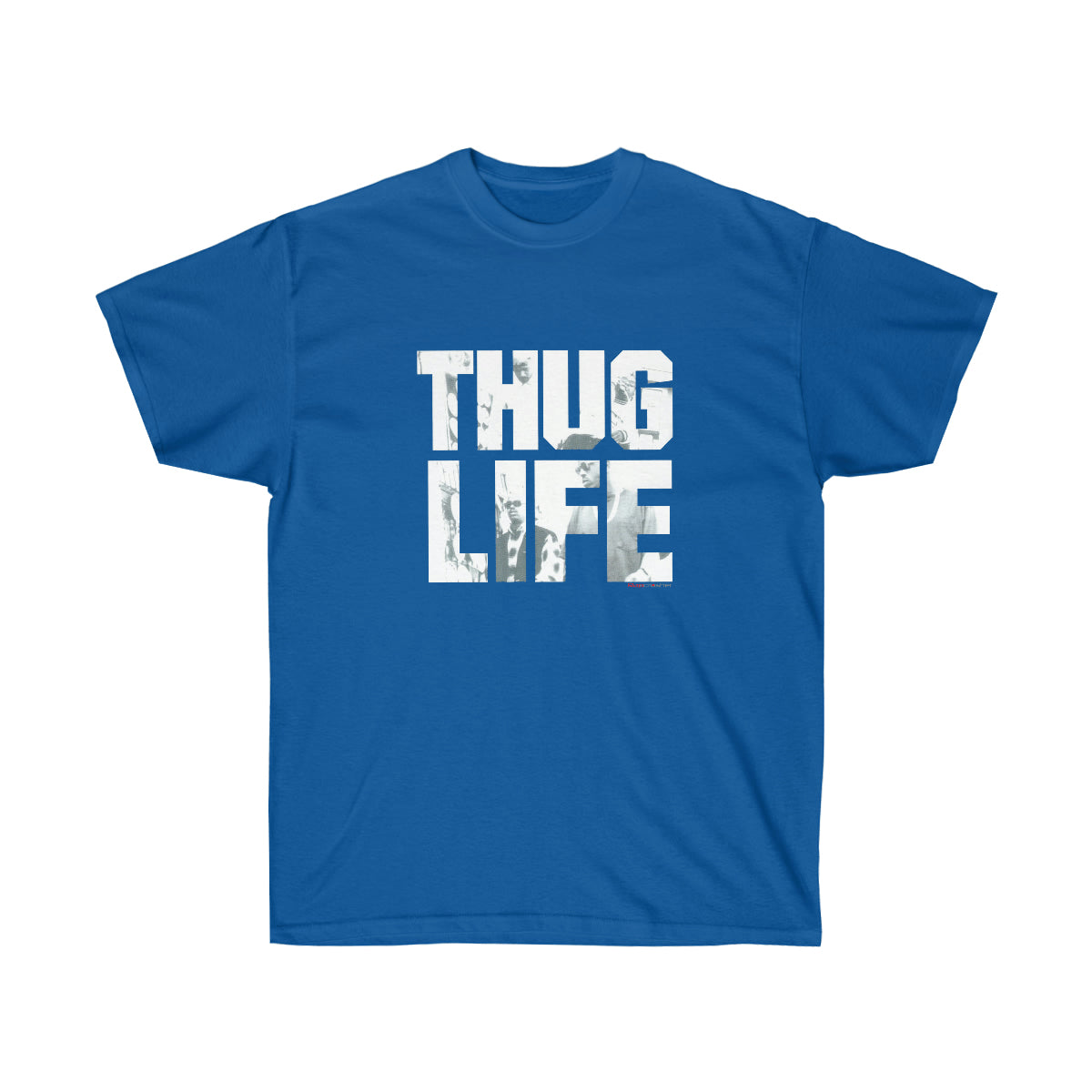 2Pac Thug Life Air Black Men T-Shirt - Royal, XL image
