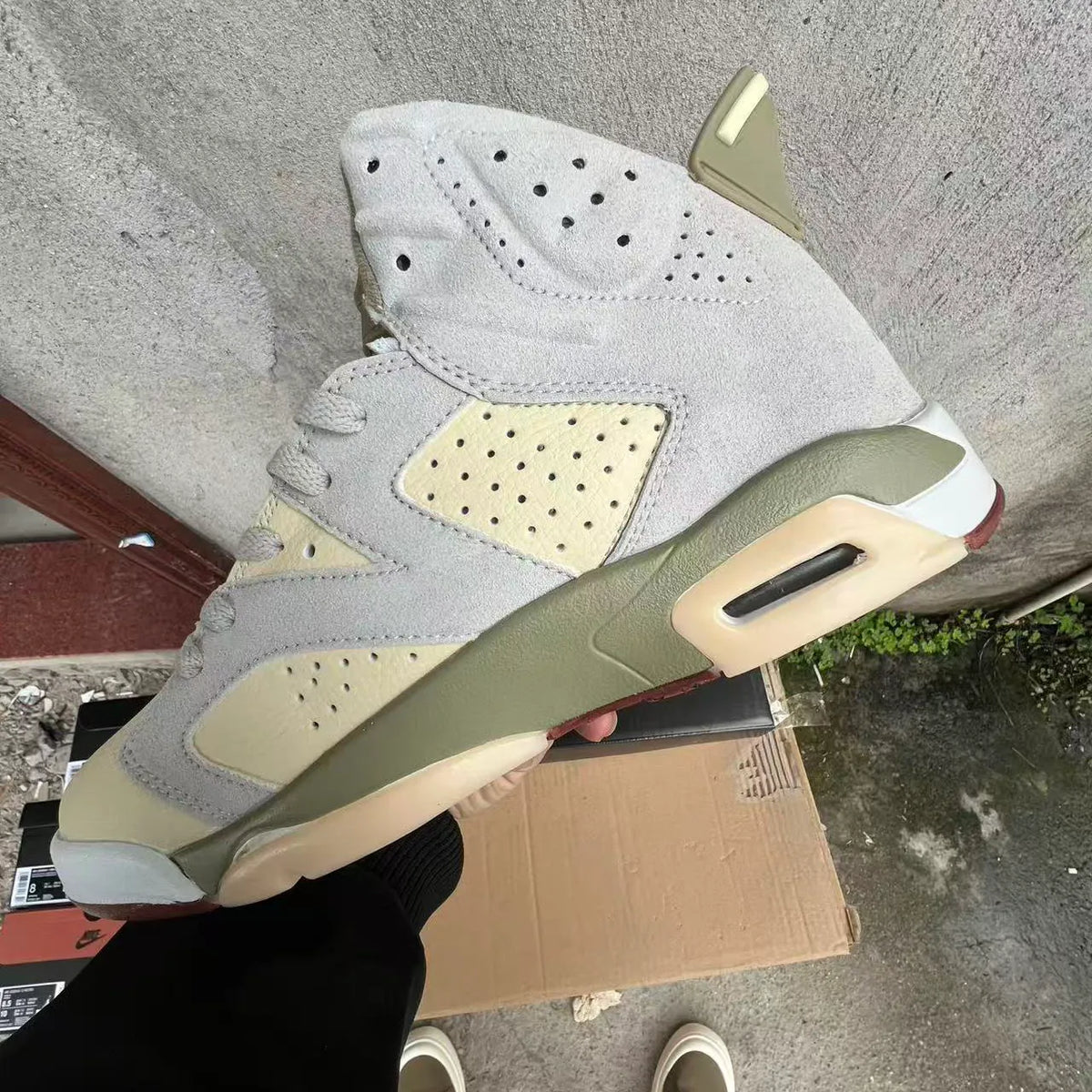 AJ 6 “Sail/Neutral Olive” Shoes Sneakers - nk0005226 image 8