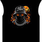 Spooky Streetwear Masked Unisex Garment-Dyed Muscle Tee image