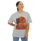 Midnight Cat Unisex Oversized Boxy Tee image 22