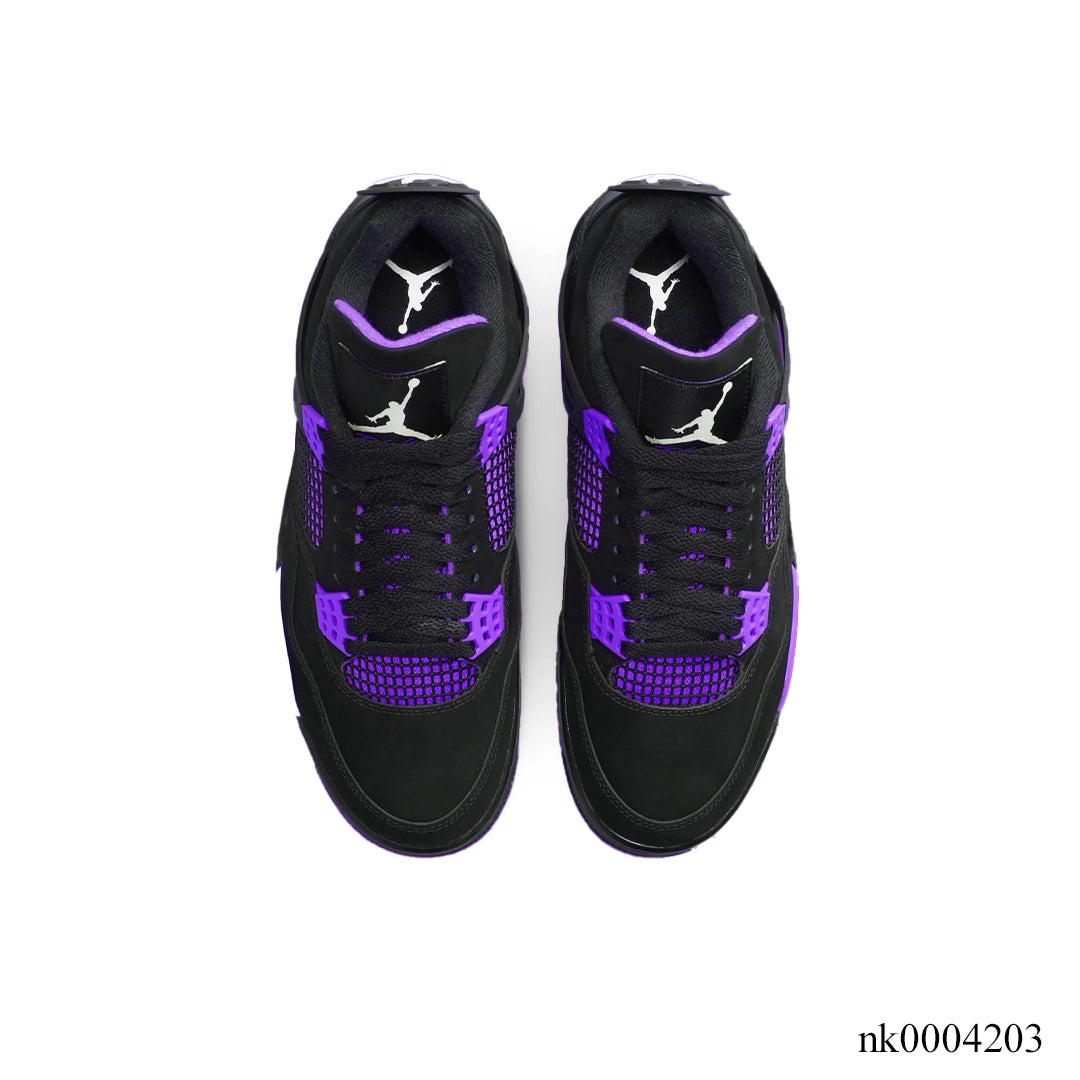 AJ 4 Purple Thunder Shoes Sneakers - nk0004203 image 3