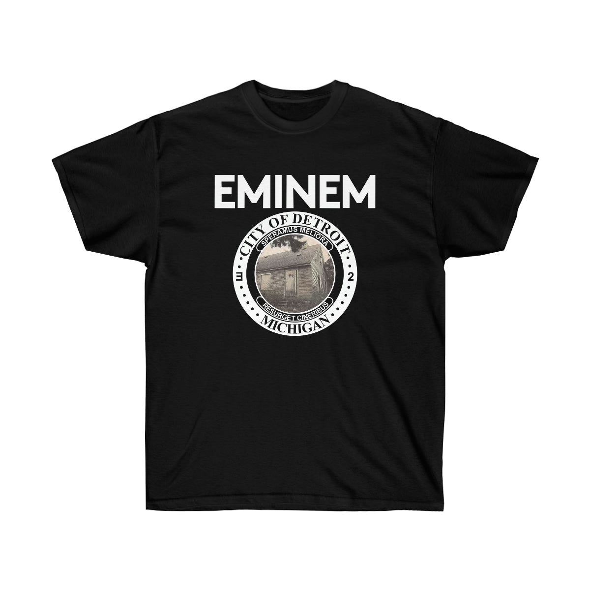 City Of Detroit Men T-Shirt - Black, 2XL image
