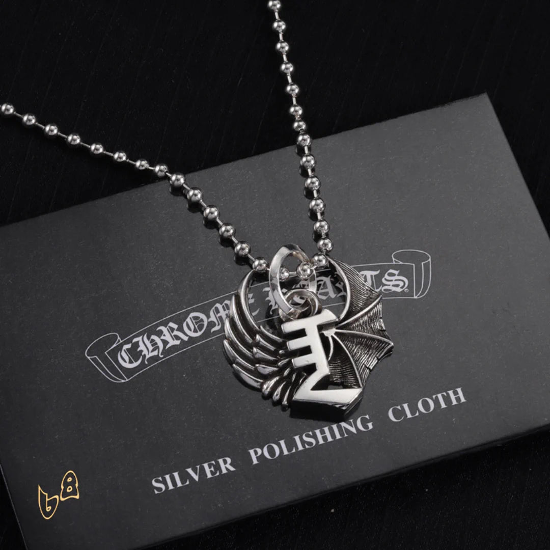 CH Wings Pendant Necklace - CH0033 image 1