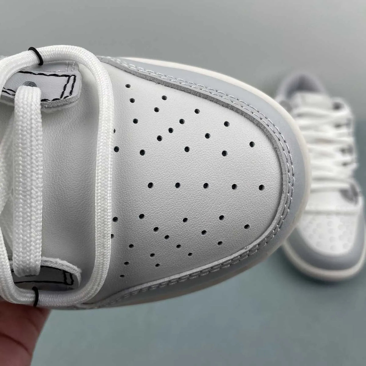Dunk Low "White/Grey Fog" Shoes Sneakers - nk0005384 image 8