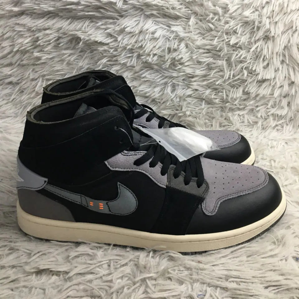 AJ 1 Mid Craft Inside Out Black Shoes Sneakers - nk0003429 image 2