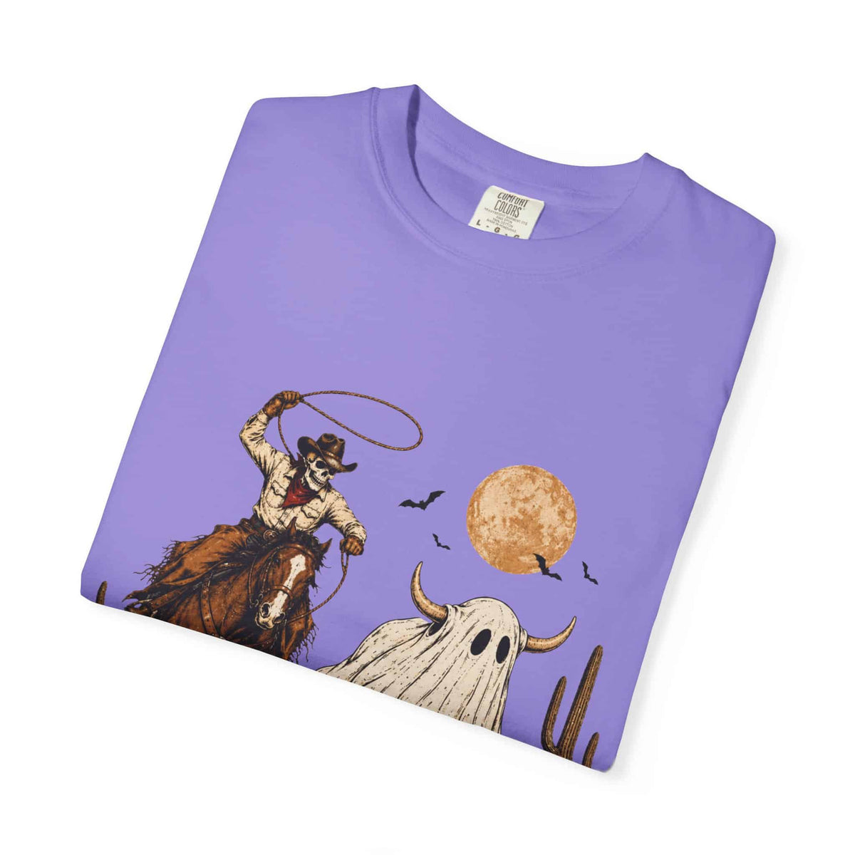 Halloween Basketball Skeleton Unisex Garment-Dyed T-shirt image 76