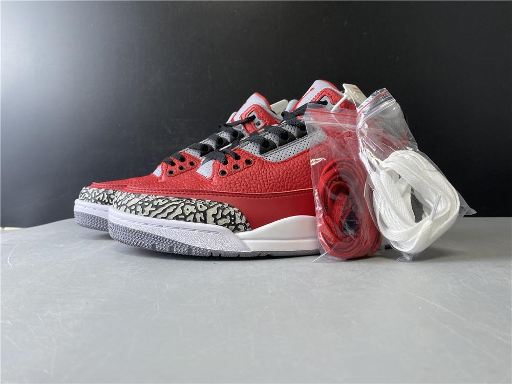 AJ 3 Retro SE Unite Fire Red Shoes Sneakers - nk0000757 image 14