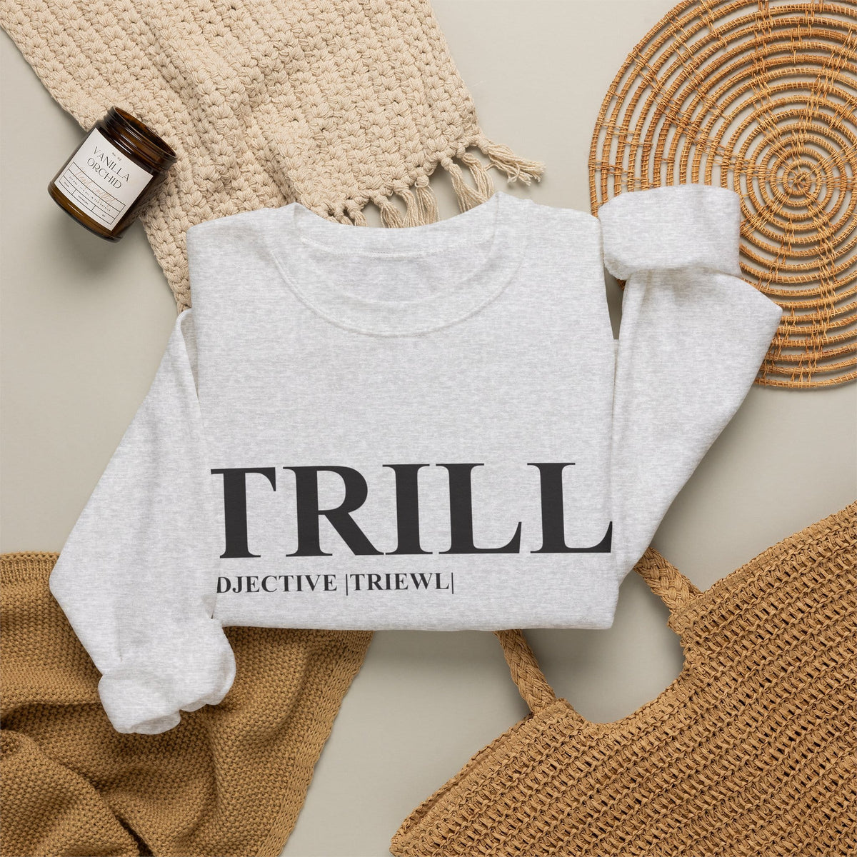Trill Definition Crewneck Sweatshirt image 7