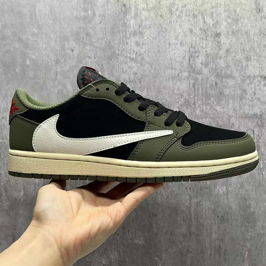 Travis Scott x AJ 1 Low OG Black Olive Shoes Sneakers – nk0003548 image 2