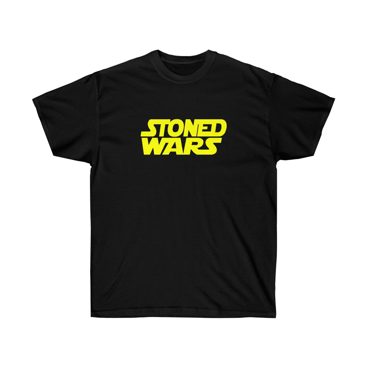 Stoned Yellow Wars Men T-Shirt - Black, L image