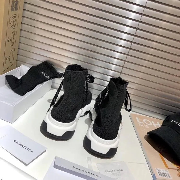 BLCG Speed 2.0 Lace-Up Black White Shoes Sneakers - bl0000007 image 7