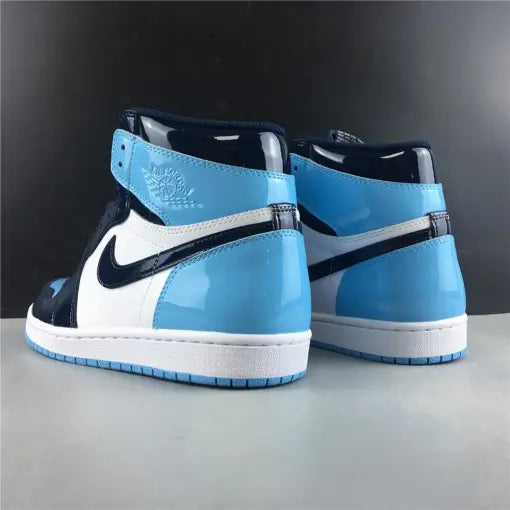 AJ 1 Retro High UNC Patent Shoes Sneakers - nk0000111 image 9