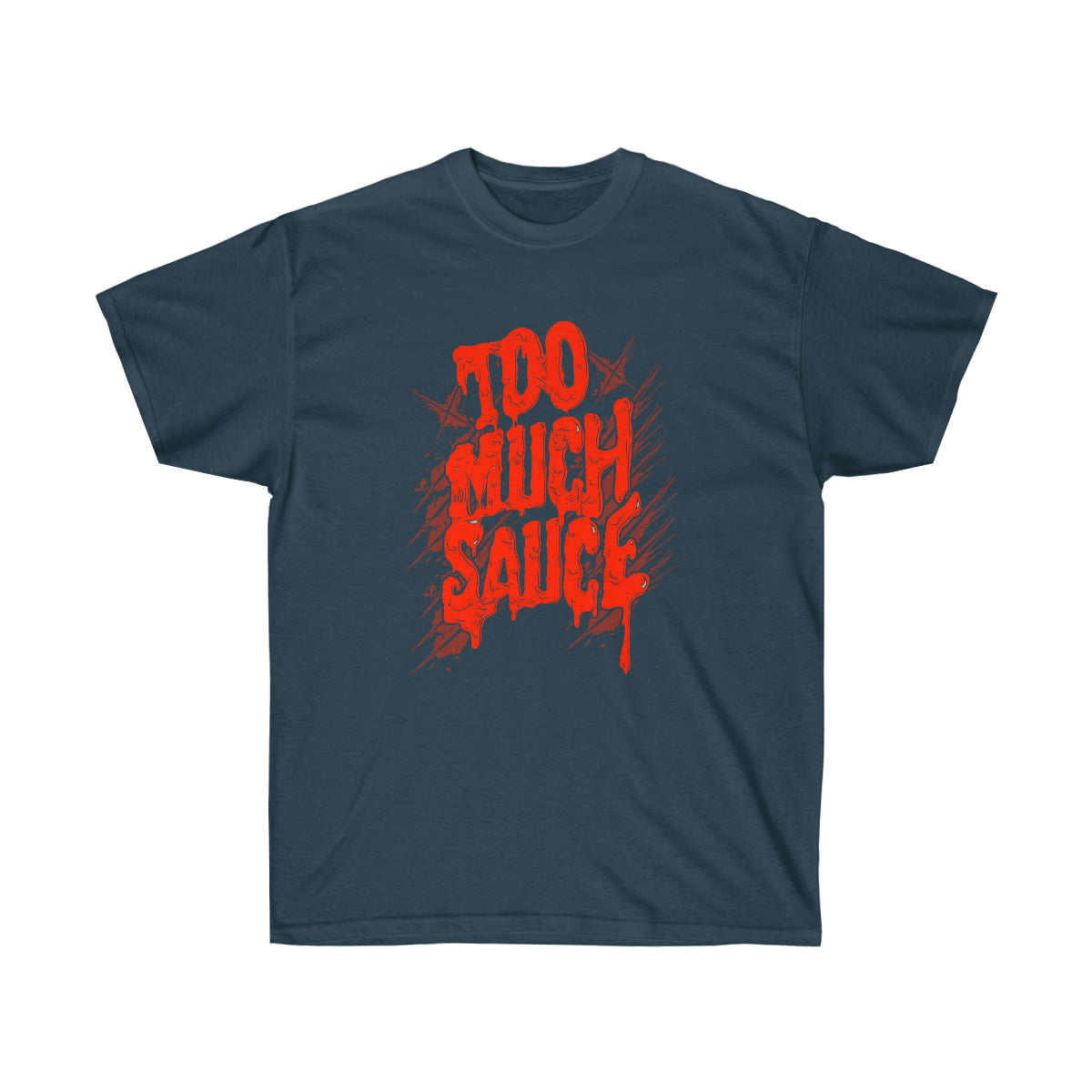 Too Much Sauce Men T-Shirt - Blue Dusk, M image