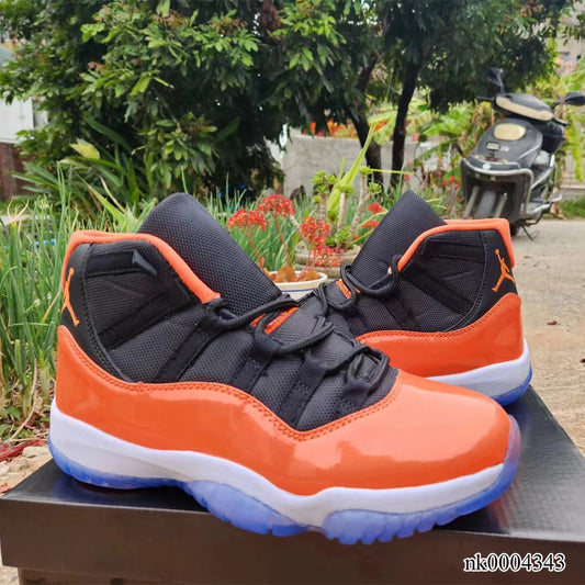 AJ 11 Black Orange Shoes Sneakers - nk0004343 image 2
