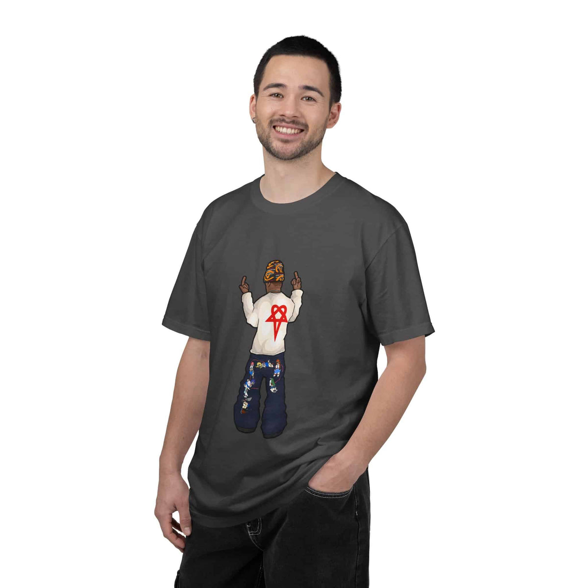 Rebel Attitude Unisex Garment-Dyed T-shirt image 88