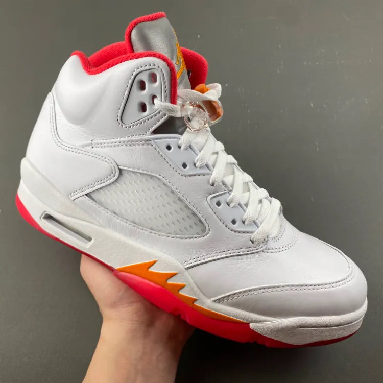 AJ 5 Retro Sunset Shoes Sneakers - nk0005053 image 11