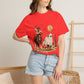 Halloween Basketball Skeleton Unisex Garment-Dyed T-shirt image 98