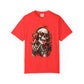 Neon Skull DJ Unisex Garment-Dyed T-shirt image