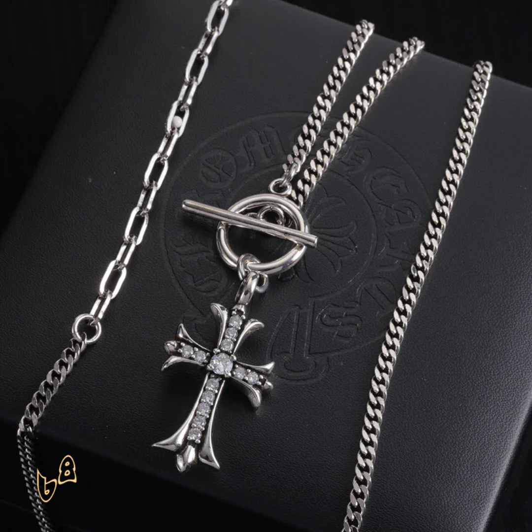 CH Cross Pendant Necklace - CH0040 image 5