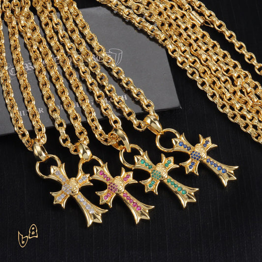 CH Cross Pendant Necklace - CH0047 image 2