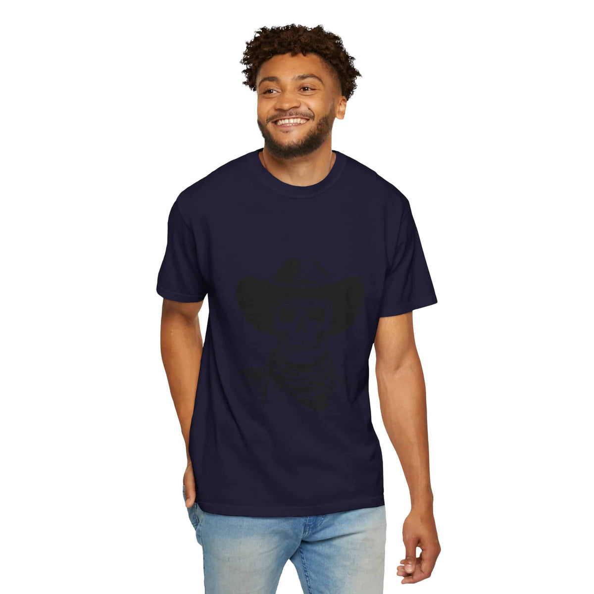 Outlaw Skull Unisex Garment-Dyed T-shirt image 82