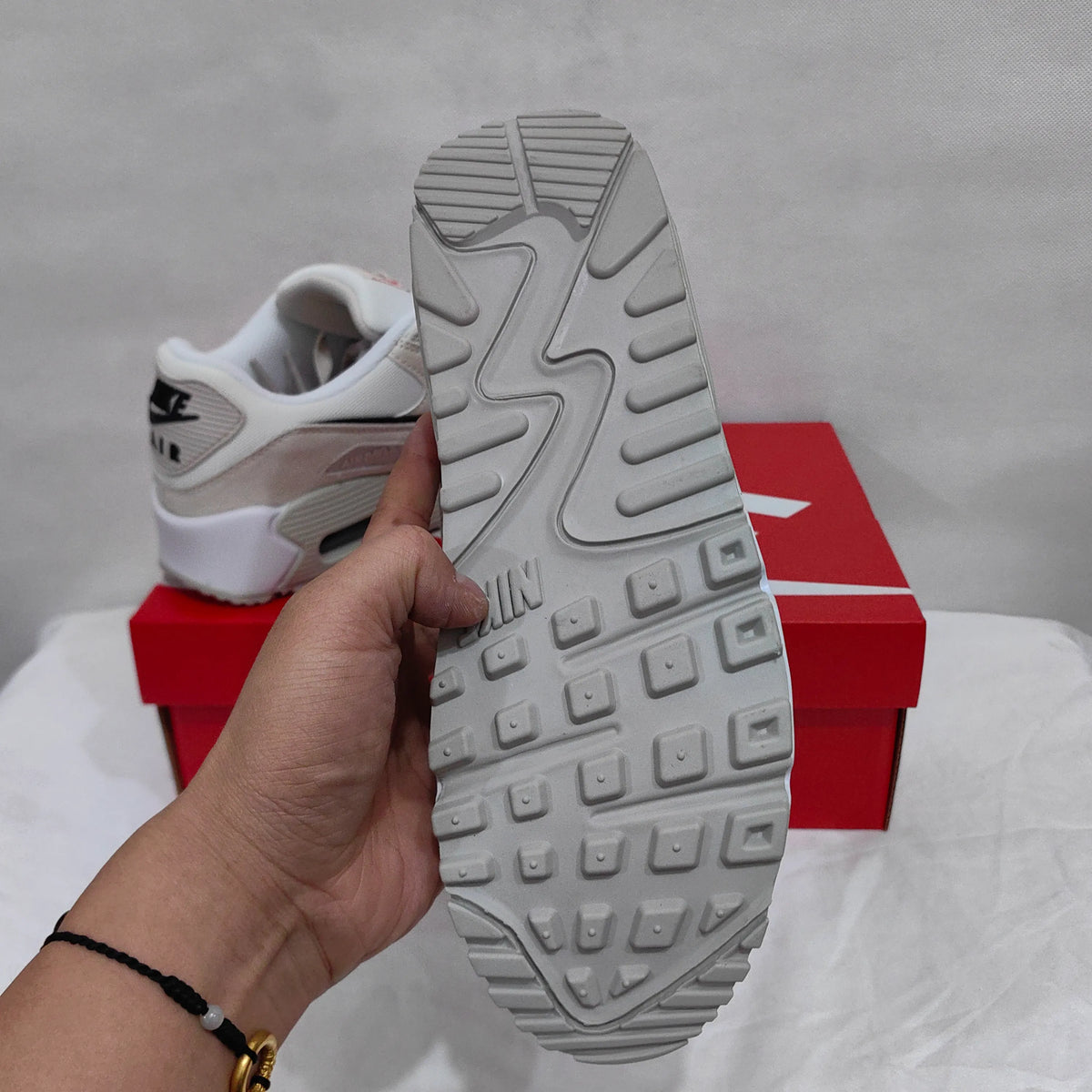 AM 90 'Light Bone' Shoes Sneakers – nk0005025 image 7