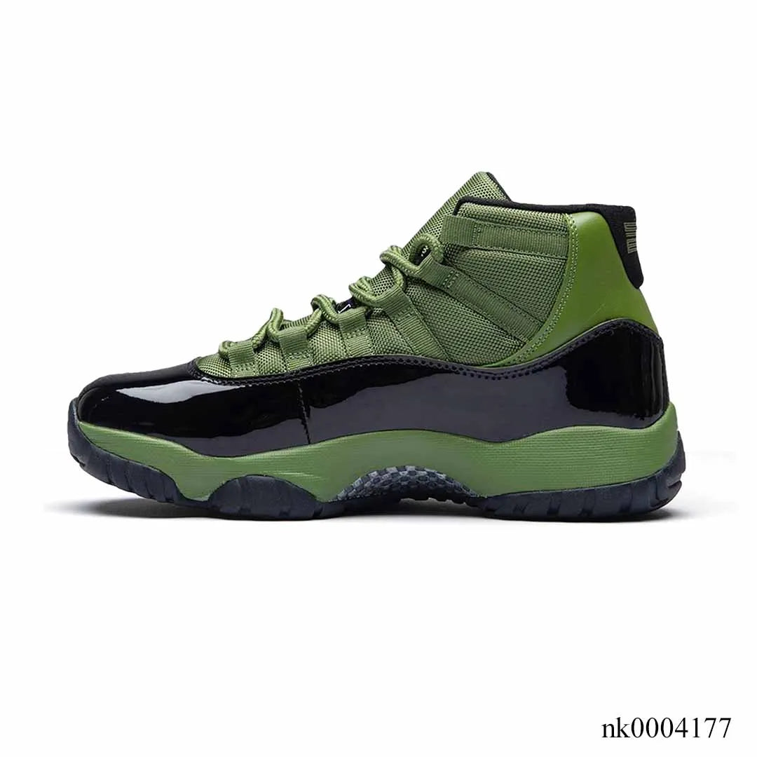 AJ 11 Retro Olive and Black Shoes Sneakers - nk0004177 image 1