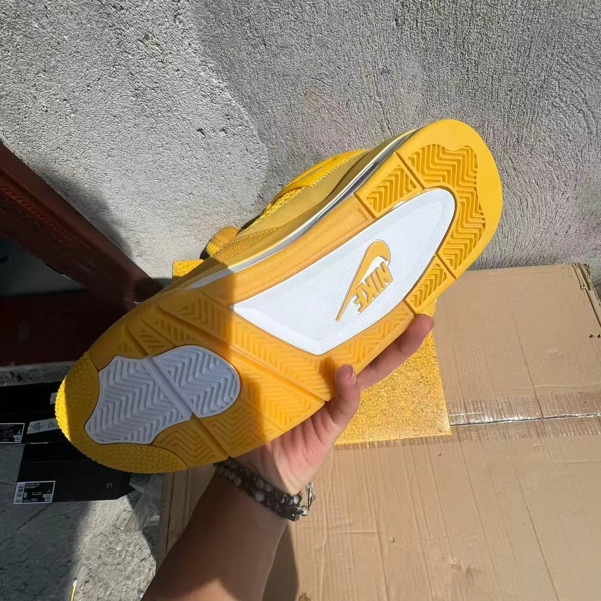 Nigel Sylvester x AJ 4 ‘Yellow Bricks’ Shoes Sneakers - nk0005424 image 6