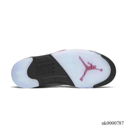 AJ 5 Fire Red Silver Tongue (2020) Shoes Sneakers - nk0000787 image 5