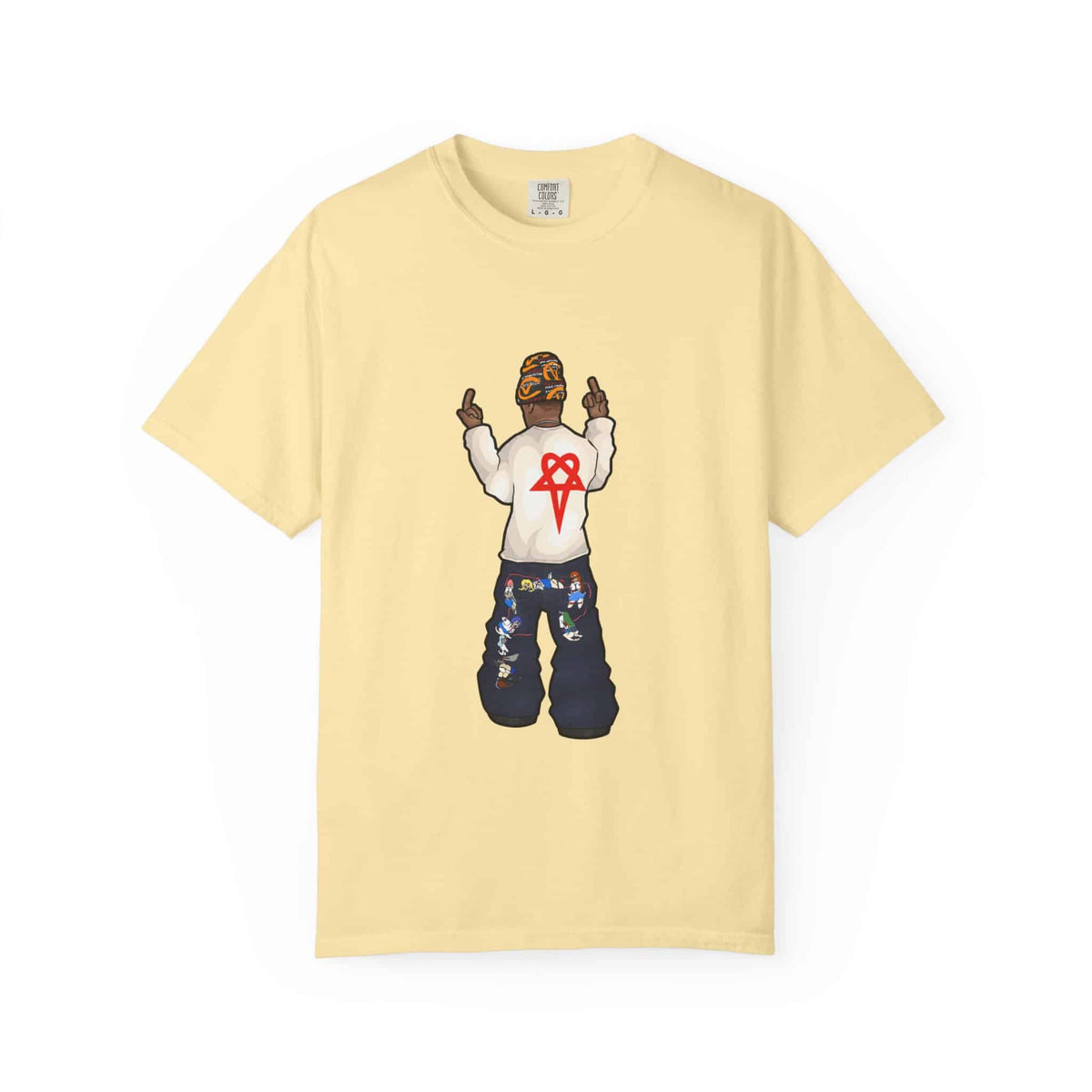Rebel Attitude Unisex Garment-Dyed T-shirt image
