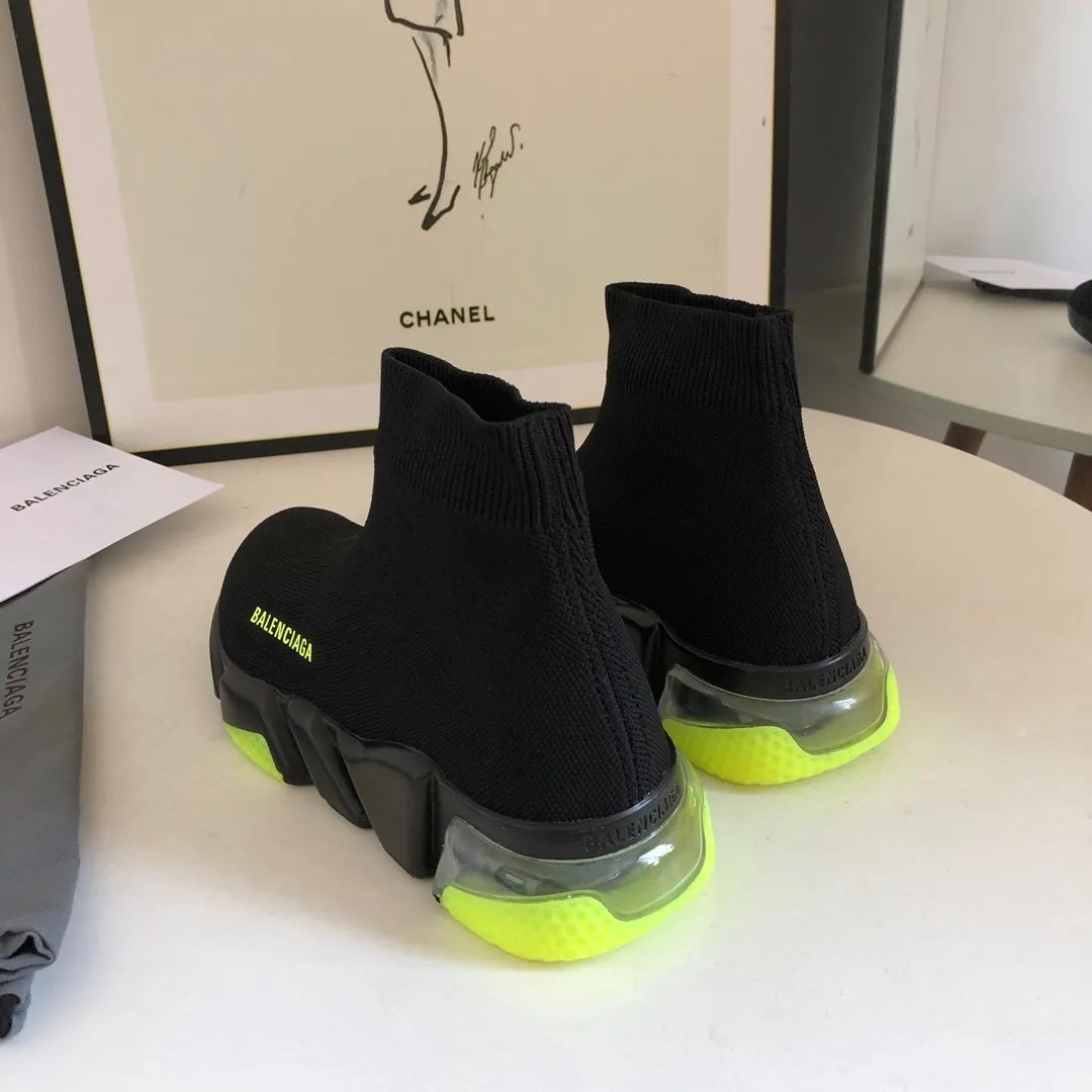 BLCG Speed Clear Sole Black Yellow Fluo Shoes Sneakers - bl0000029 image 6