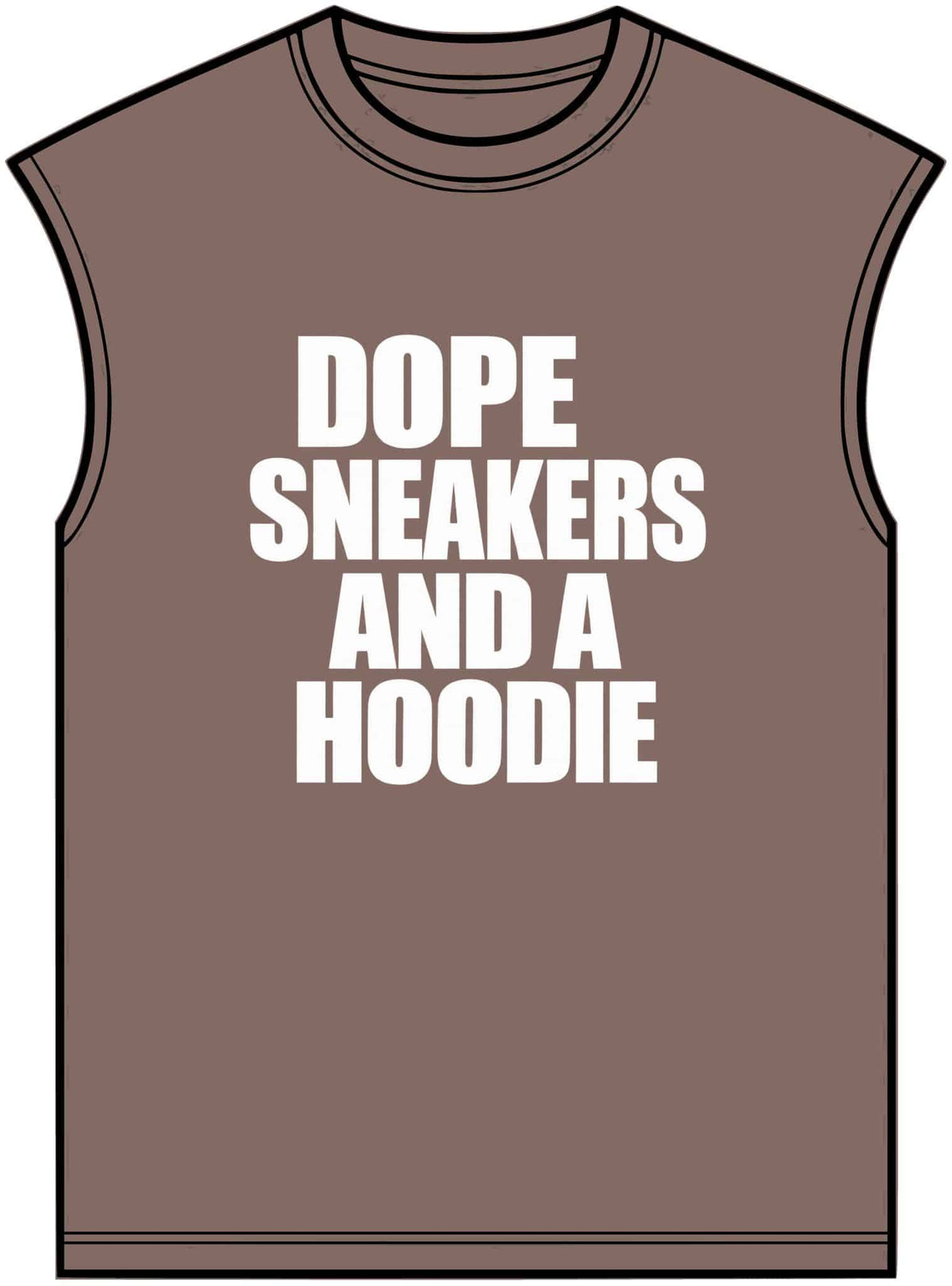 Graphic Print Unisex Garment-Dyed Muscle Tee – POD0036 image 4