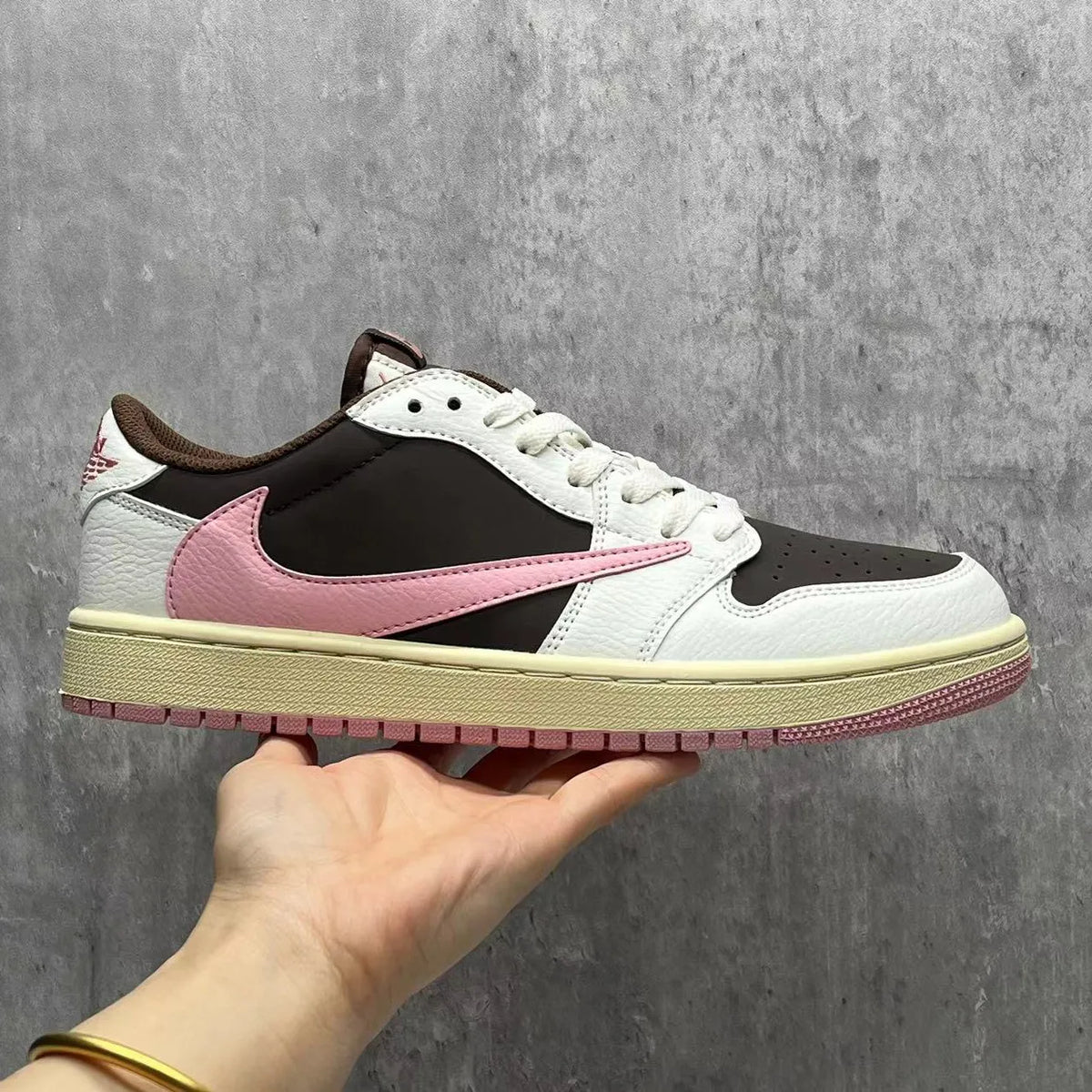Travis Scott x AJ 1 Low Dark Pony Shoes Sneakers - nk0004049 image 6