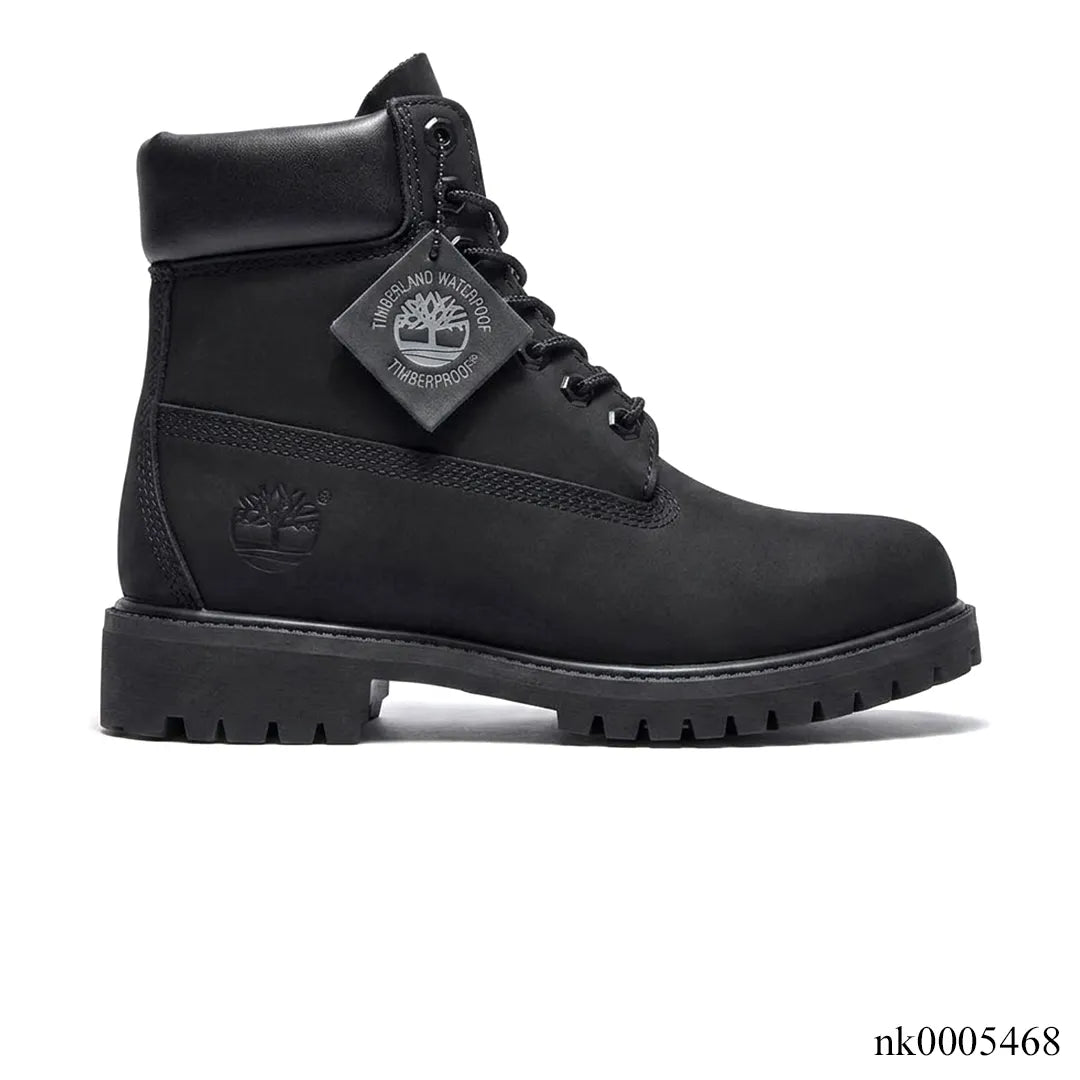 TBL 6 Inch Classic Waterproof Boot Wide ‘Black Nubuck’ Shoes Sneakers - nk0005468 image