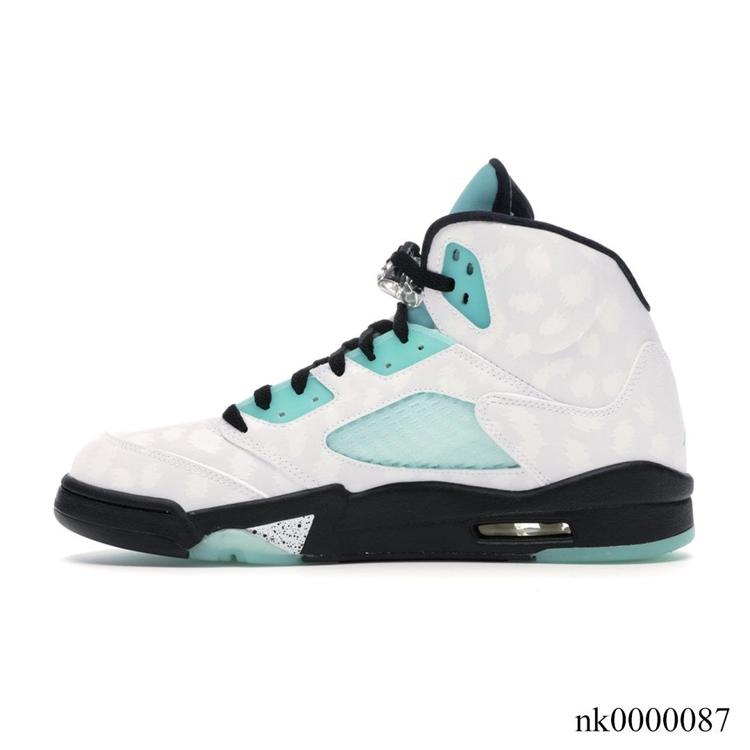 AJ 5 Retro Island Green Shoes Sneakers - nk0000087 image 1