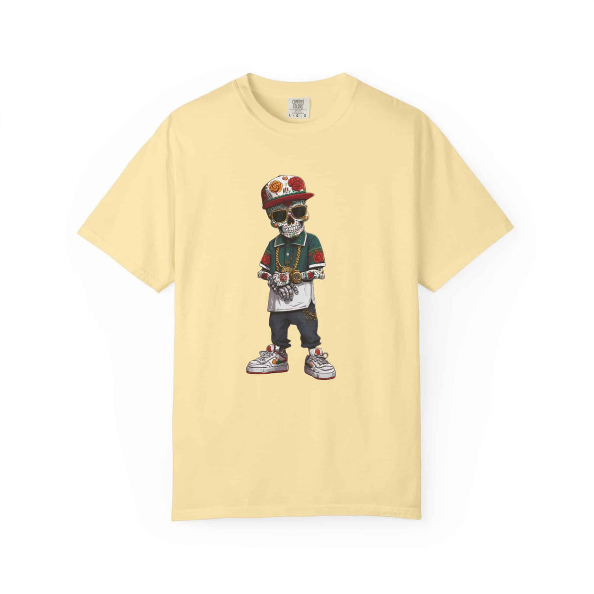 Skull Luxury Unisex Garment-Dyed T-shirt image