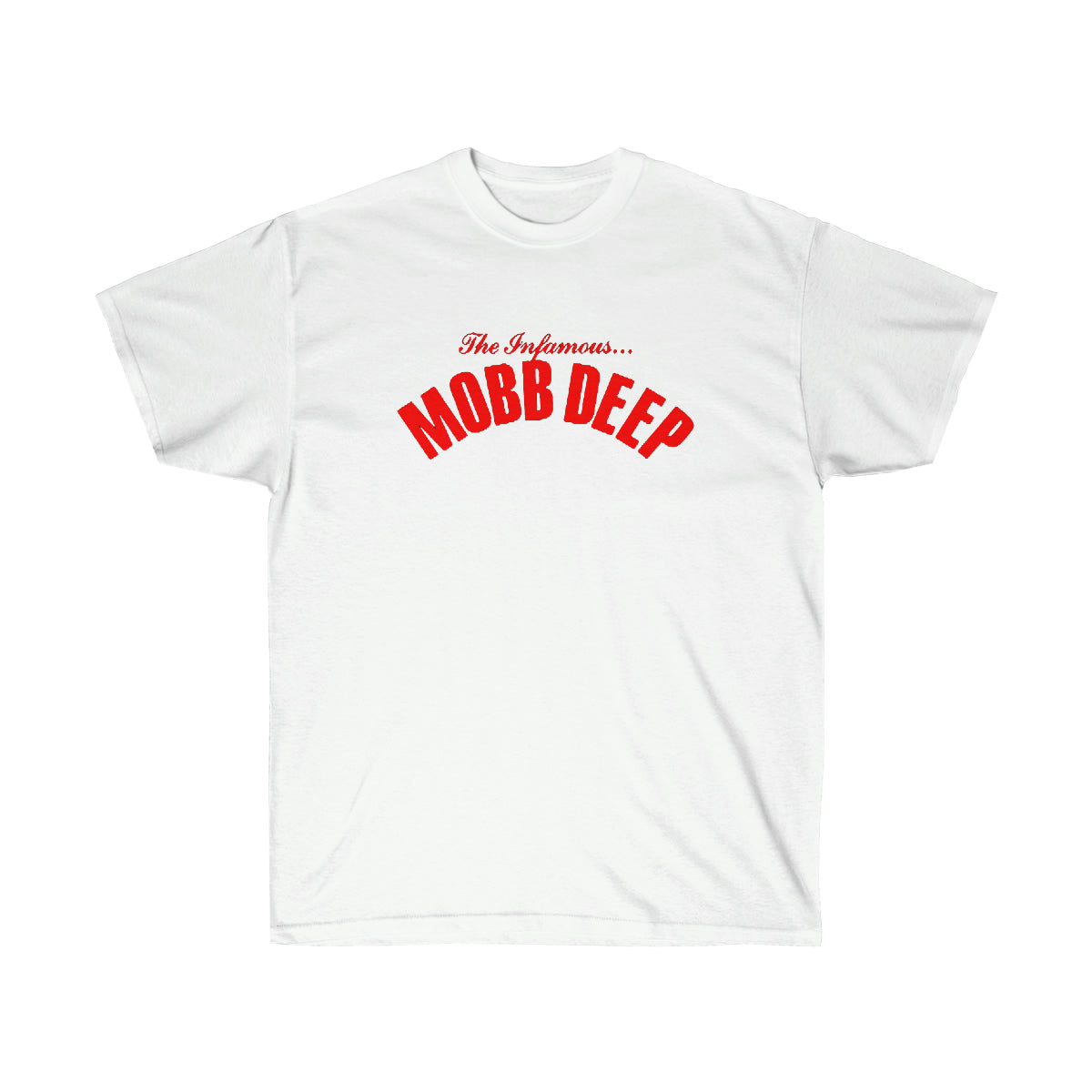 Infamous Red Men T-Shirt - White, 2XL image