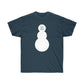Jeezy Snowman Men T-Shirt - Blue Dusk, XL image