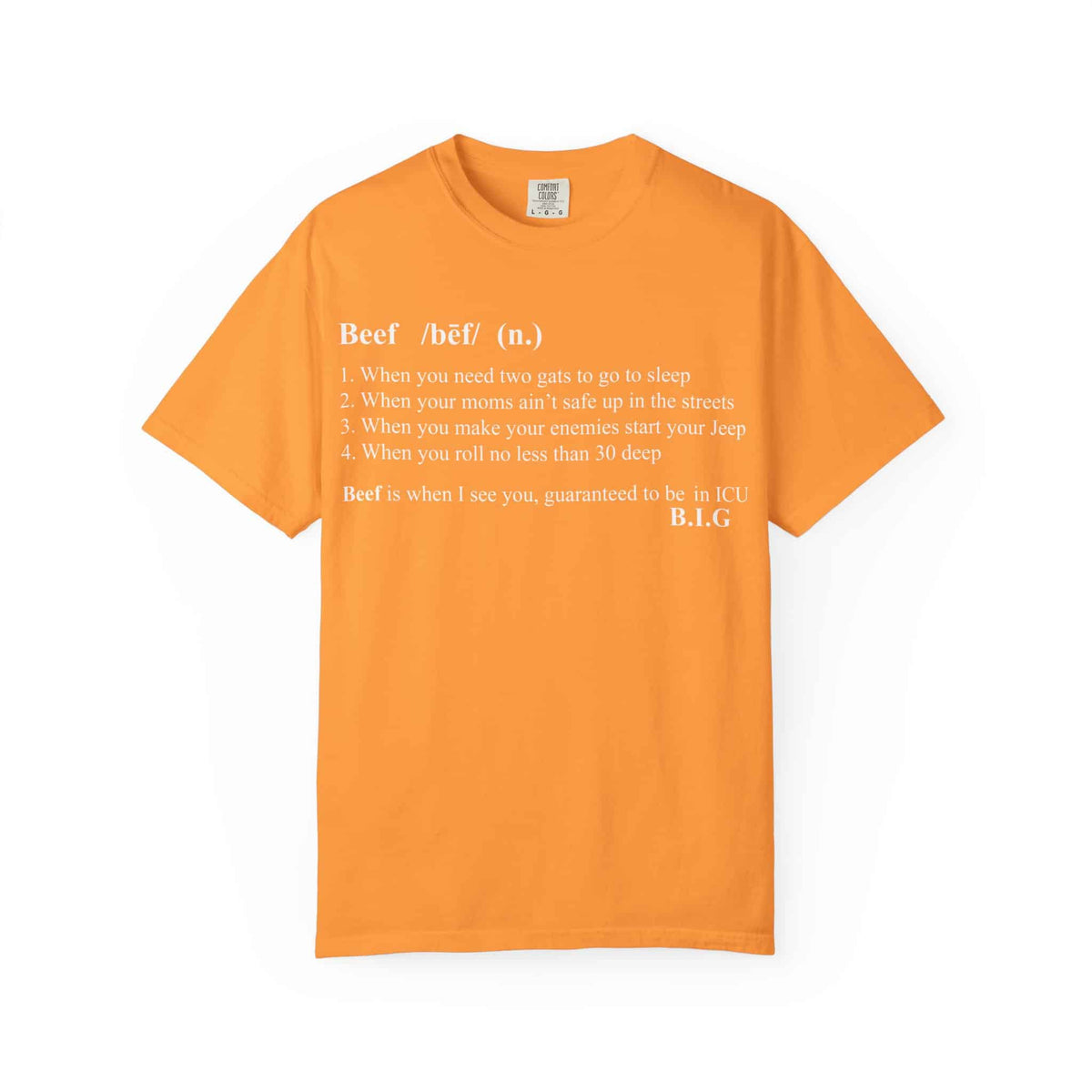 Beef Definition Unisex Garment-Dyed T-shirt image 24