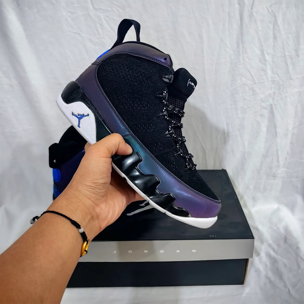 AJ 9 Retro Racer Blue Shoes Sneakers - nk0002620 image 3