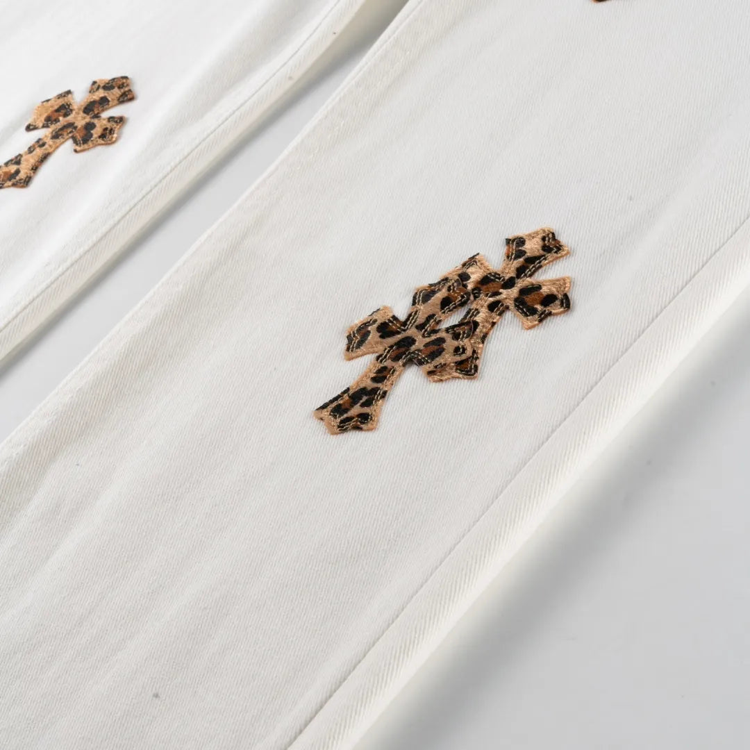 CH Cross Patch Jeans - CH0110 image 5