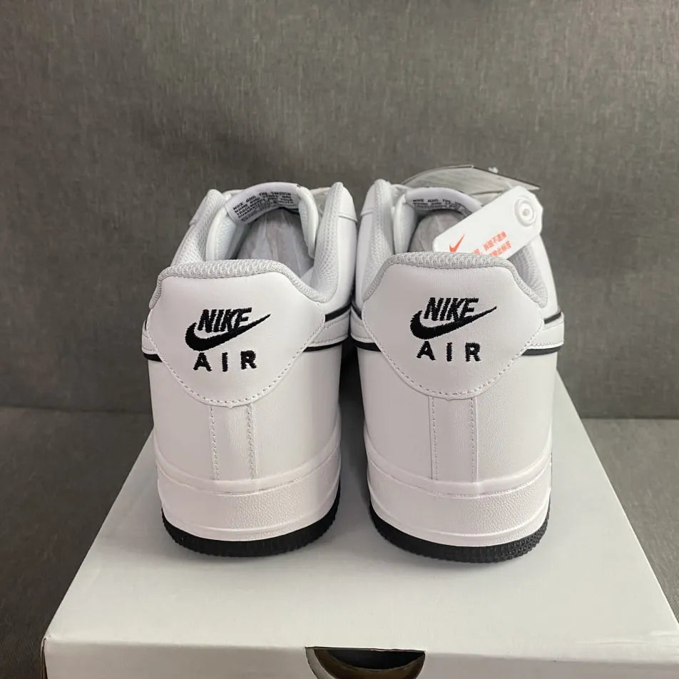 AF 1 '07 Low "White Black Outline Swoosh" Shoes Sneakers - nk0005358 image 6